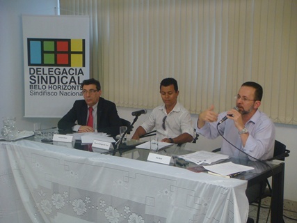 Auditores-Fiscais Dão Real Pereira e Antônio Russo Filho trouxeram esclarecimentos sobre as Medidas Provisórias 612/2013 e 595/2012.