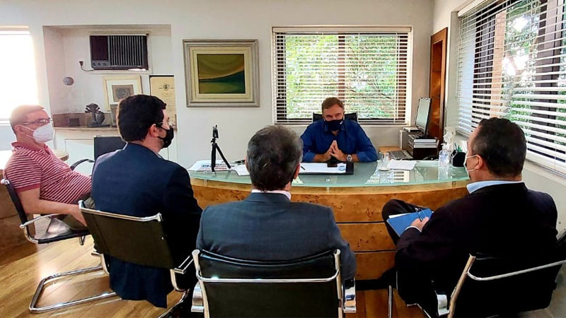 Direção Executiva e Comandos Locais de Curitiba e Paranaguá se reúnem com senador Álvaro Dias