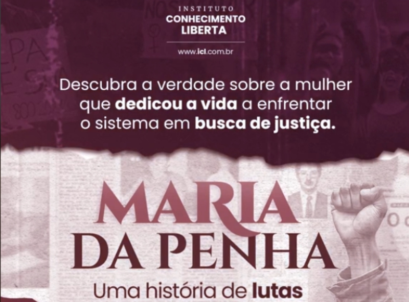 Programa do ICL neste domingo vai contar a verdadeira história de Maria da Penha