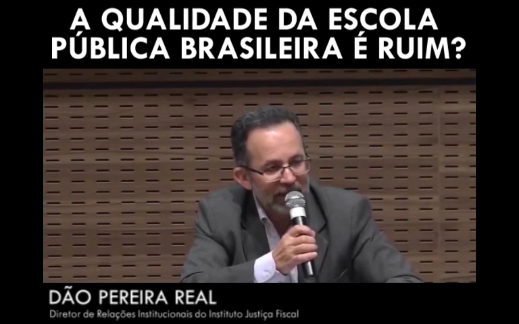 A qualidade da escola pública brasileira é ruim? - Dão Pereira Real