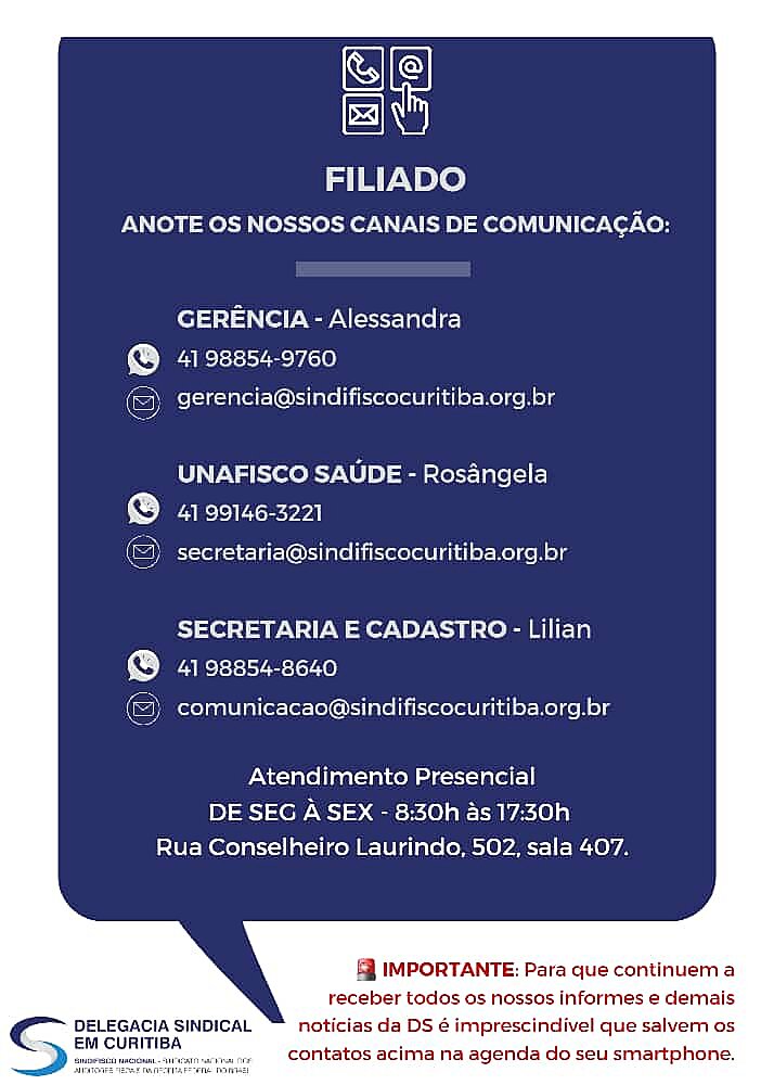 Canais de Comunicação - DS Curitiba